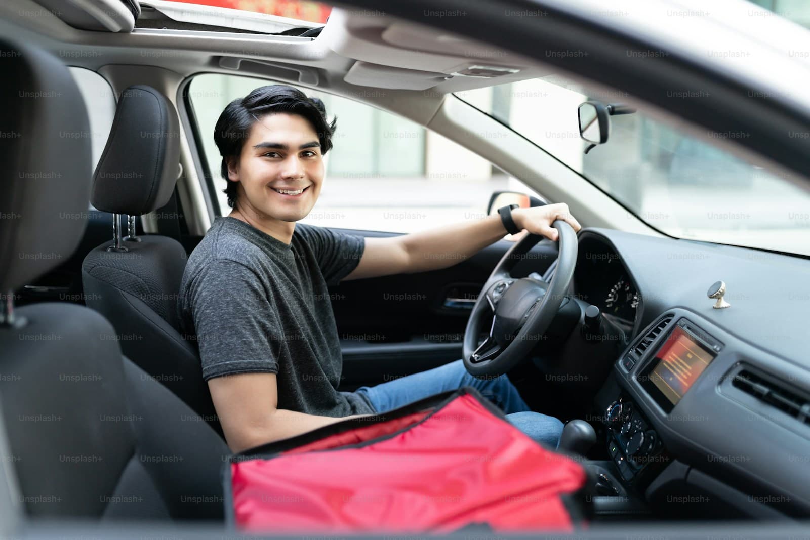 Rideshare and Delivery — insurance-related stock photo