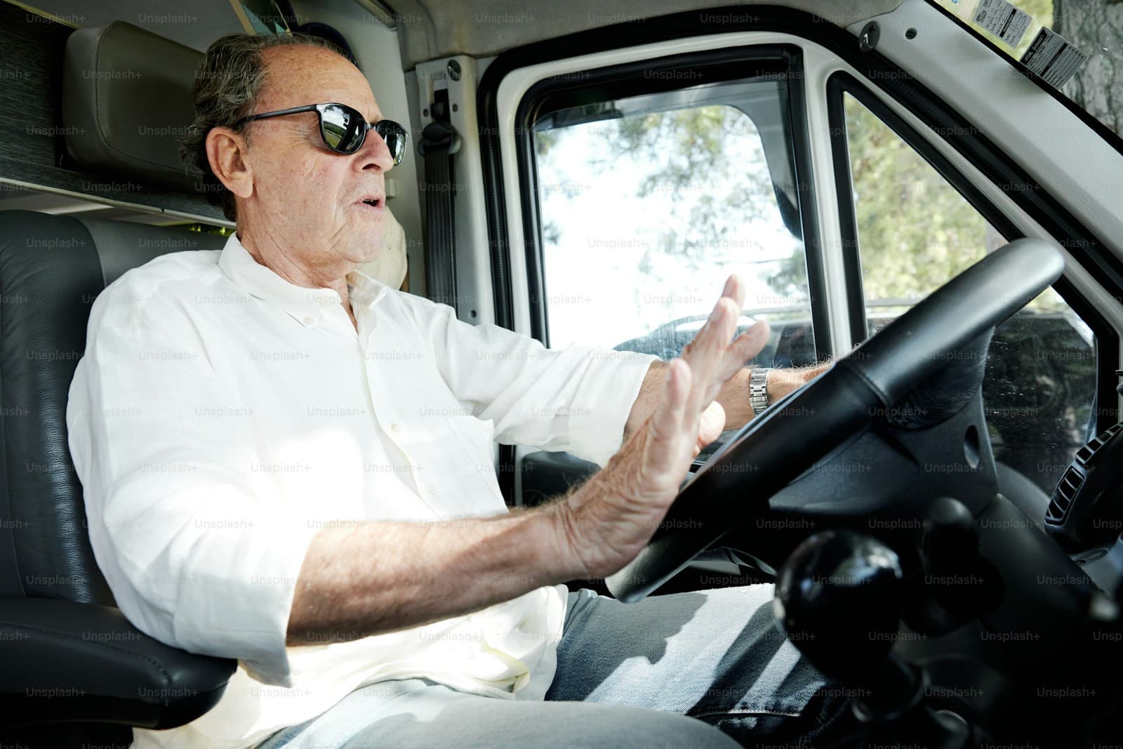 Senior Drivers — insurance-related stock photo